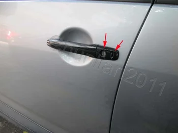 Oglekļa Šķiedras Stils Durvju Roktura Vāciņš Melns, par 2008-2020 Mitsubishi Lancer EX 07 Outlander Sport/ASX Smart Keyhole
