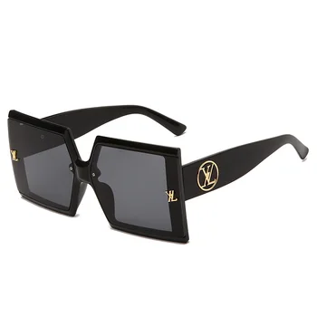 OIMG Modes Laukumā Lielgabarīta Saulesbrilles Sieviešu/Vīriešu Vintage Saules Brilles Zīmola Multicolor Dizaineru Briļļu Oculos De Sol Feminino