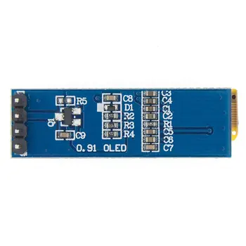 OLED Displeja Modulis IIC Interfeisa Moduļa 128X32 SSD1306 Saderīgu 3.3 V un 5V Super Spilgti Modulis AVR STM32