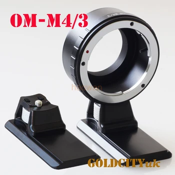 OM-m43 Adaptera gredzens ar statīvu kandidēt olympus om Lens, lai M4/3 G7 G1 GH1 GF1 GF3 GF7 GF6 GH4 GM1 GX7 GX8 EM5 EM1 EM10 kamera