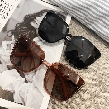 ONEVAN Laukumā Saulesbrilles Sieviešu Ir 2021. Lielgabarīta Saulesbrilles par Sievietēm, Savvaļas Vintage Slīpumu, Spoguļi Saules Brilles Gafas De Sol Mujer