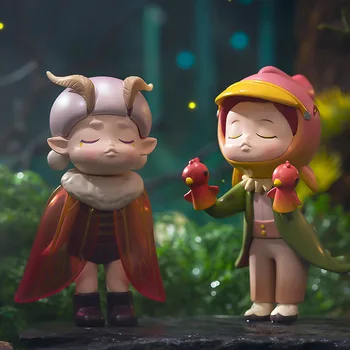 Oriģināla ELF Ķīniešu Mitoloģijā Shanhaijing Sērijas Blind Box Rotaļlietas Lelle Izlases Cute Anime Attēls Dāvanu