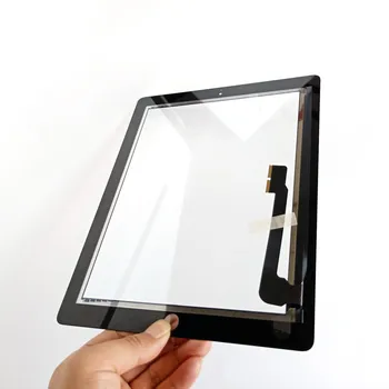 Oriģināls Jaunu Testē iPad 3 Touch Screen Stikla Paneli A1416 A1403 A1430 Digitizer Ar/Bez Taustiņš Sākumvietas Taustiņš