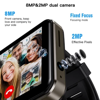 Oriģināls KOSPET PIEZĪME 4G Smart Skatīties Vīrieši Dual Camera 2.4