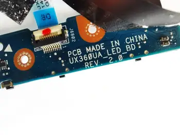 Oriģināls par Asus UX360UA izslēgšanas POGU, SKAĻUMA regulēšanas SLĒDZI, KLĀJA ar KABELI UX360UA LED BD REV 2.0 pārbaudītas labas bezmaksas shippi