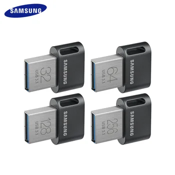 Oriģināls Samsung Fit Plus USB Flash Diska 256 GB 128GB High Speed USB 3.1 Memory Stick Pen Drive 32GB 64GB Mini U Diska