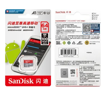 Oriģināls SanDisk atmiņas kartes 16GB 32GB micro sd karte 64GB, 128GB 200GB tarjeta microsd 32GB 256 GB 400GB mini TF kartes