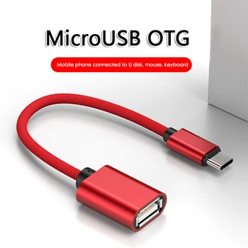 OTG Adapteri Micro USB Kabeļi USB OTG Kabelis Micro USB Uz USB, Samsung, LG, Sony Xiaomi Android Tālrunis Flash Drive Pārveidotāji