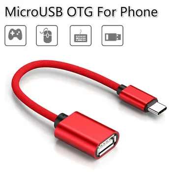 OTG Adapteri Micro USB Kabeļi USB OTG Kabelis Micro USB Uz USB, Samsung, LG, Sony Xiaomi Android Tālrunis Flash Drive Pārveidotāji