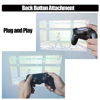 Pagarināts Gamepad Atpakaļ Pogu Pielikumu Kursorsviru Aizmugurējo Pogu Ar Turbo Atslēgu, Adapteri Tikai Par PS4 2. Paaudzes Oriģinālo Rokturi