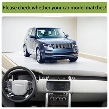 Paneļa matfor Land Rover Range Rover 2013-2019 Anti-Slīdēšanas Paklājiņš Paneļa Pad Saulessargs Dashmat Auto Piederumi L405