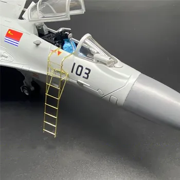 Par 1/48 Mēroga Su-27 Gaisa kuģa Modeli Mini Metāla Pito Cauruļu w/Iekāpšanas Trapu DIY Modeļa Simulācijas Piederumi