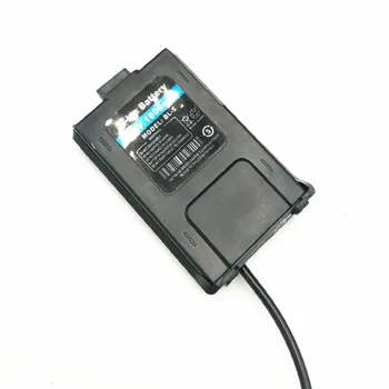 Par Baofeng UV-5R UV5RE UV-5RA telsiz akumulatora adapteris 12V automātisko lādētāju eliminator velciet valdes radio