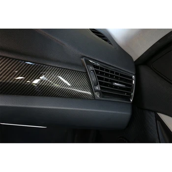 Par-BMW X1 E84 2011. -. gadam ABS Auto Oglekļa Šķiedras ABS Interjera Centra Konsole Aizsardzības Paneļa Vāku Apdare Piederumi