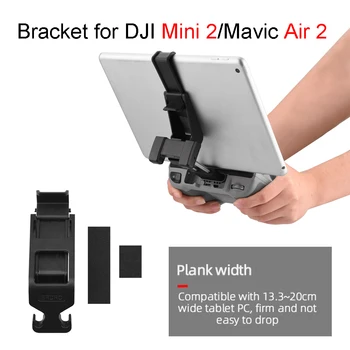 Par DJI Mavic Air 2/Mini 2 Dūkoņa Tālvadības Tablet Stand Turētāju Regulējams, viegli noņemams Extender Mount Clip Piederumi