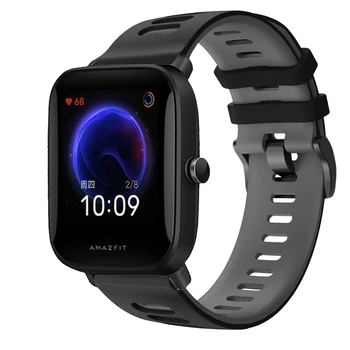Par Huami Amazfit Rkp U Pro Siksna / Amazfit Rkp /Lite / S Sport Silikona Aproce Watchband 20mm Skatīties joslas Xiaomi mibro gaisa