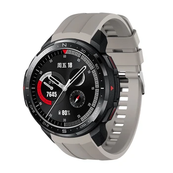 Par Huawei Honor GS Pro Skatīties Joslas 22mm Sporta Silikona Smart Aproce Aproce Godu GS Pro Siksniņa augstākās Kvalitātes Watchband