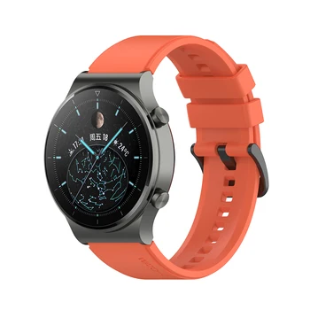 Par Huawei Skatīties GT 2 pro Oficiālais Aproce 22mm Silikona Siksniņa Samsung Galaxy Watch3 45mm/46mm/Xiaomi Skatīties Krāsu Aproce