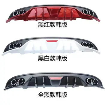 Par Hyundai Elantra ABS Aizmugurējā Bufera Difuzoru Aizsargs 2016-2019 Elantra Ķermeņa komplekta bampers aizmugurē, Priekšējo lāpstu lūpu aizmugures spoilers