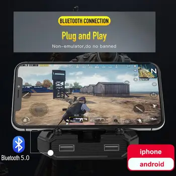 Par IOS, Android Spēli Gamepad Pubg Mobilo Bluetooth Android 5.0 PUBG Kontrolieris Mobilo Kontrolieris Spēļu Tastatūra, Pele Konvertētājs