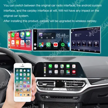 Par KIA Apple Bezvadu Carplay Ai Lodziņā Radio Multimediju Atskaņotājs, Bezvadu android AUTO Spoguli saites Tv Kastē
