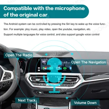 Par KIA Apple Bezvadu Carplay Ai Lodziņā Radio Multimediju Atskaņotājs, Bezvadu android AUTO Spoguli saites Tv Kastē