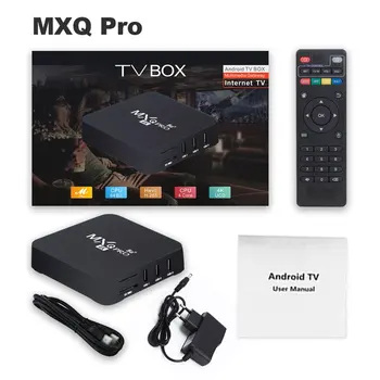 Par MXQ PRO 5G Smart TV Box Android 9.0 4K 2.4 G&5G WiFi Amlogic S905W 2GB 16GB HD 3D Android TV Box Media Player 1080P Pasaules