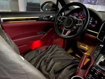 Par Porsche Cayenne 958.1 958.2 Apkārtējās Gaismas Auto, šķidro kristālu instrumentu paneļa ekrānu, vadības 2010 - 2017 Inter durvju Apkārtējās gaismas