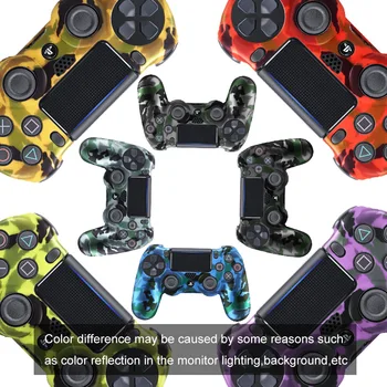 Par PS4 Pro Slim Gamepad Controle Mīksta Silikona Gēla Gumijas Lietu Vāku SONY Playstation 4 PS4 Kontrolieris Ādas Aizsardzības Gadījumā