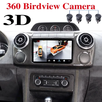 Par Volkswagen VW Amarok Auto Multimediju GPS Audio, Video Radio Aksesuāri Navigācijas NAVI Atskaņotājs Ekrāna CarPlay 360 BirdView
