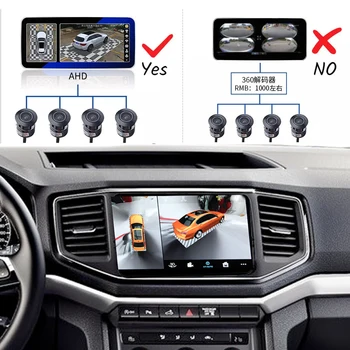 Par Volkswagen VW Amarok Auto Multimediju GPS Audio, Video Radio Aksesuāri Navigācijas NAVI Atskaņotājs Ekrāna CarPlay 360 BirdView