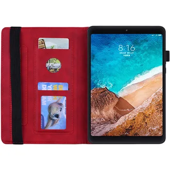 Par Xiaomi Mi Pad, 4 Plus 10 Segtu Tablete Ziedu 3D Reljefs PU Ādas Stends Tablet Par Pamatbrīvību Xiaomi Mi Pad, 4 Plus Gadījumā 10 1 collas