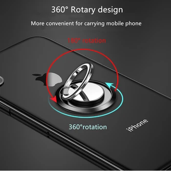 Pasaku tālrunis grip vislabāk magnētiskā tālruņa turētāju automašīnas viedtālrunis pirkstu gredzens HUAWEI P20 pro/mate20 pro Xiaomi Redmi note8