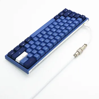 Pasūtījuma Taisni Dubultā Slāņa Piedurknēm Tastatūras Kabelis C Tipa Mini Mikro Kabelis Klaviatūras USB Kabeli ar Krāsainiem Lidotājs
