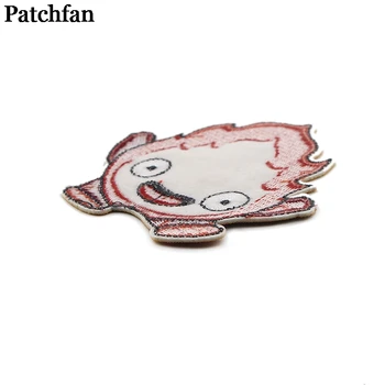 Patchfan karikatūra Dzelzs par plāksteri apģērbu embroideried Raibs piederumi custom nozīmītes vairumtirdzniecības A2276