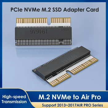 PCIE NGFF M. 2 NVMe SSD Adapteris Converter Kartes Stāvvadu Kartes Converter for MACBook Air, Pro 2013 2016 2017 SSD diska Adapteri,
