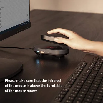 Peles Pārvietošana Peli Jiggler ar USB Porta Draivera-Bezmaksas Peles Kustību un ON/Off Slēdzis Simulācijas Peli Jiggler Datoru