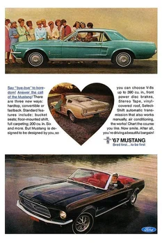 Personalizētu Darbnīcas Zīme 1967. Gada Ford Mustang Art Print Metāla Skārda Zīme Sienas Plāksne