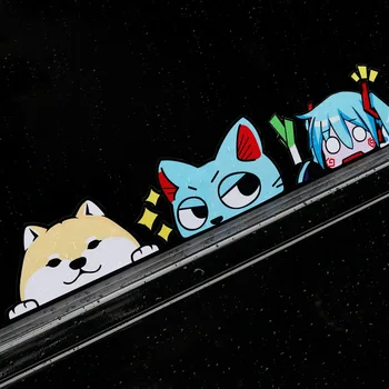 Personības Radošumu Karikatūra Auto Logu Uzlīmes, Vinila Peeping Decal Anime Japānā Miyazaki Auto Tūninga Aksesuāri Stils