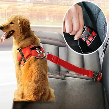 Pet Car Seat Suns, drošības jostas, Drošības Josta Piesprādzēšanās Regulējama Siksna tūrisma Videoklipu Kaķis, Suns Automašīnas drošības Jostas Visām Automašīnām Suns drošības Jostu