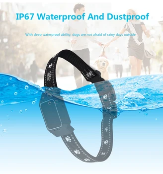 Pet GPS Tracker IP67 Waterproof Regulējams Gps kaklasiksna Kucēns Suns, Kaķis Izsekošanas Ierīce Anti-Zaudēja Dog Tracker Mājdzīvnieku Piederumi