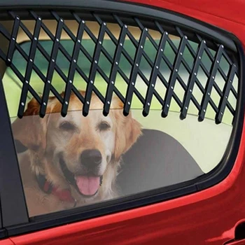 Pet Suns Žogu Ceļojumu Auto Stiklu Ventilācijas Žoga Sietu Acs Drošības Režģi Teleskopiskie Žogs, Logs, Žogs