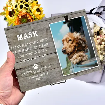 Pielāgot Koka foto Rāmis Iegaumēt Pet Mājas Dekoru Bezmaksas DIY Suns Nosaukums Sienas Trīs Veidi, kā Vieta, kur Atcerēties mājdzīvnieki Attēlu Rāmis