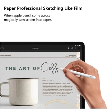 Piemēram, Rakstot par Grāmatu Ekrāna Aizsargs, lai iPad Pro 12.9 2017 2018 2020 PET Glezniecības, Zīmēšanas, Matēts Filmu iPad 12.9 collas