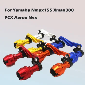 Piemērojami Yamaha Nmax155 Xmax300 PCX Aerox Nvx Motociklu Regulējams Izplūdes Caurule, Kritums-Izturīgs Muffler Izplūdes Padoms