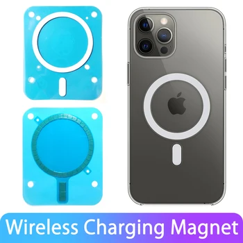 Piemērots iPhone 12pro Max 12 Mini 11 XS Max XR 8plus bezvadu lādēšanas magnēts mobilo tālruni gadījumā, spēcīgu magnētisko piederumi