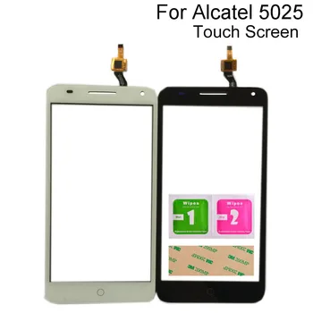 Pieskarieties Ekrānam, Par Alcatel One Touch Pop 3 5.5 OT5025 5025D 5025. lpp Digitizer Panelis Sensoru Rīki 3M Līmi Salvetes Touch