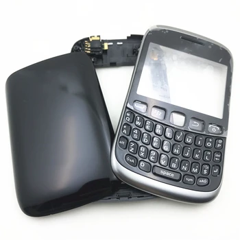 Pilns Mājokļu BlackBerry Curve 9320 Priekšējā Rāmja Vidū Rāmis ar Tastatūru Sānu Pogas Nomaiņa
