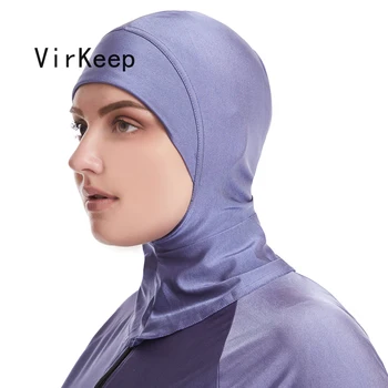 Pilnu Piedurknēm bikini komplekts plus lieluma peldkostīmi sievietēm musulmaņu Neilona hijab Burkini Peldēšana maillot de bain femme musulmane VKDR2480