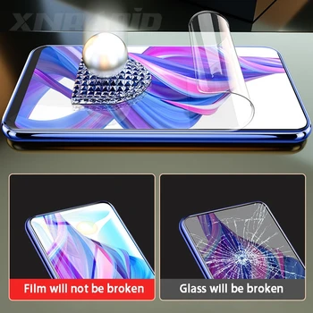 Pilnībā Segtu Hidrogelu Filmu iPhone 11 12 Pro mini MAX Screen Protector For iPhone 7 8 6 6s Plus XS XR-X SE 2020. gadam Filmas Ne Stikla